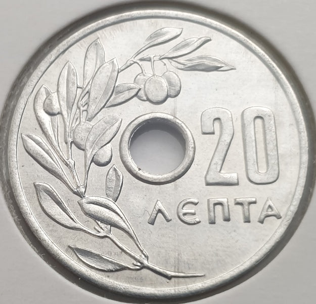 Greece - 20 Lepta 1954, Paul I, UNC