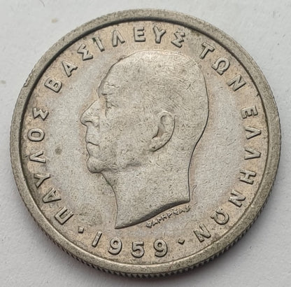 Greece - 1 Drachma 1959, Paul I