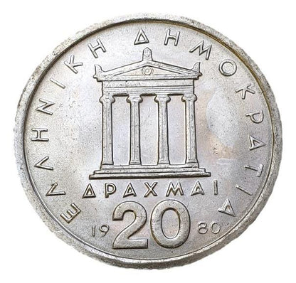 Greece - 20 Drachmas 1980, UNC
