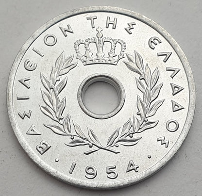 Greece - 10 Lepta 1954, Paul I