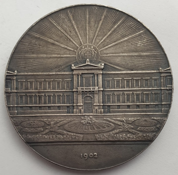 Greece - Medal - 1902, 60 Years of National Bank of Greece (1841-1901), Silver